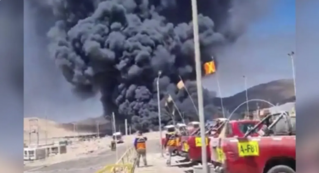 incendio en Lomas Bayas